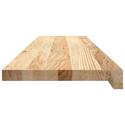 Traptreden Onbehandeld Massief Eikenhout Naturel 20 100 x 25 x 2 cm