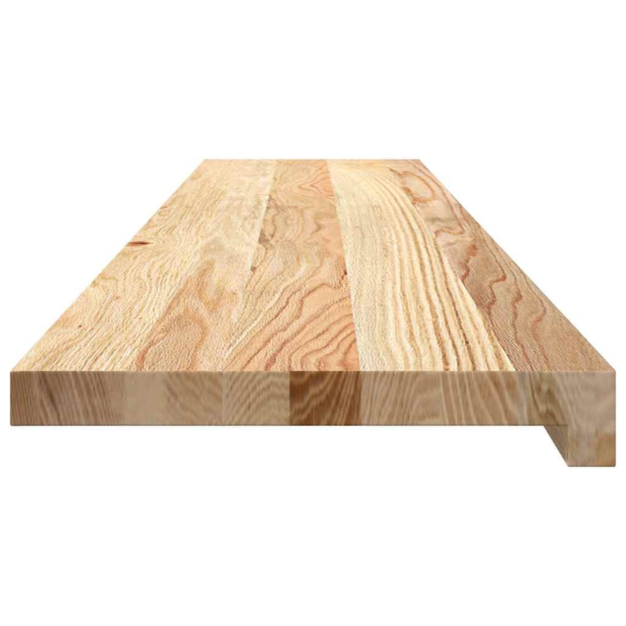 Traptreden 20 st 120x30x2 cm onbehandeld massief eikenhout