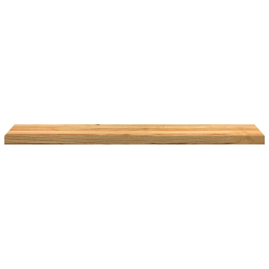 Traptreden 8 st 120x25x2 cm massief eikenhout lichtbruin