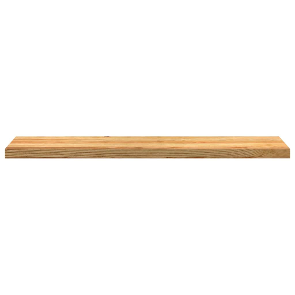 Traptreden 8 st 120x30x2 cm massief eikenhout lichtbruin