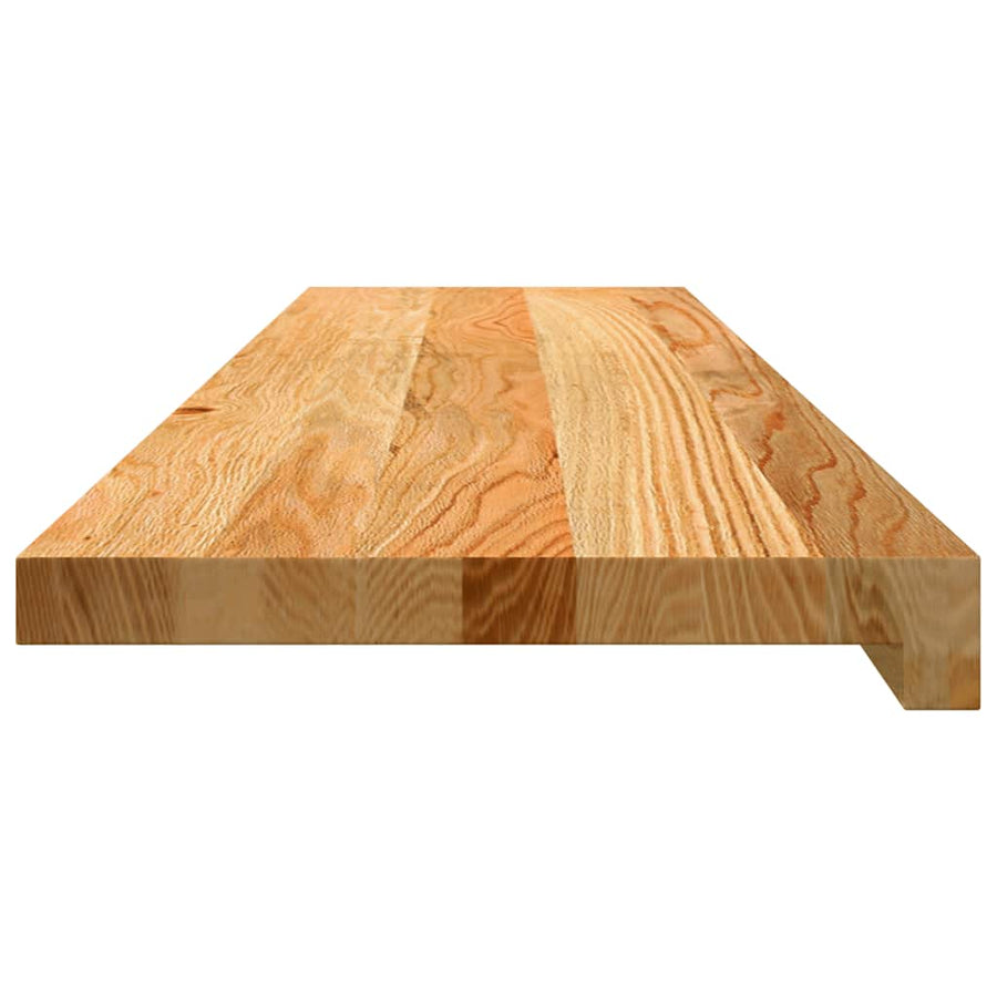 Traptreden Massief Eikenhout Lichtbruin 12 100 x 25 x 2 cm