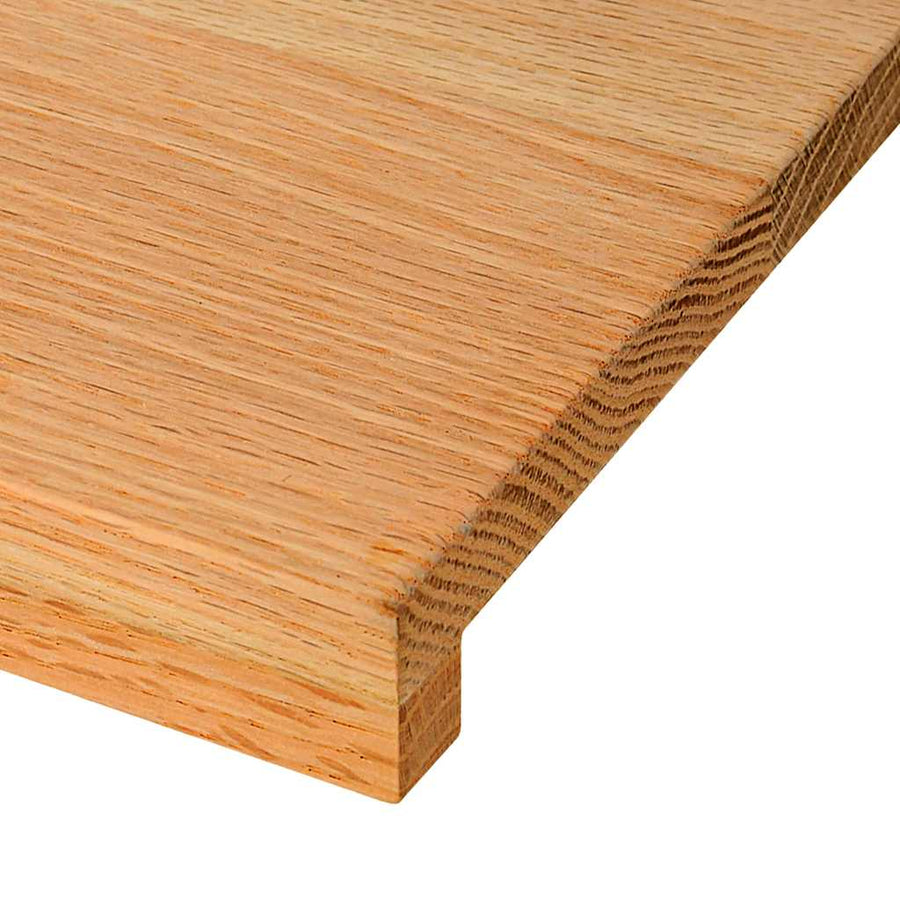 Traptreden Massief Eikenhout Lichtbruin 12 100 x 25 x 2 cm