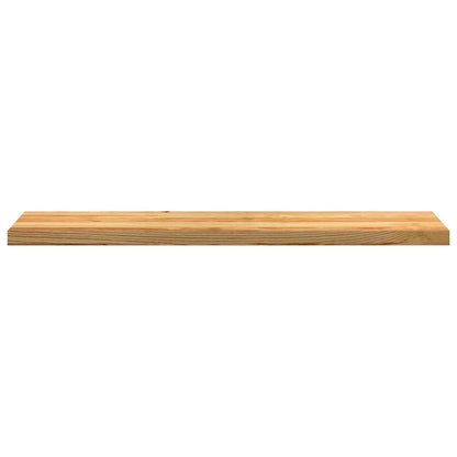 Traptreden 12 st 120x25x2 cm massief eikenhout lichtbruin
