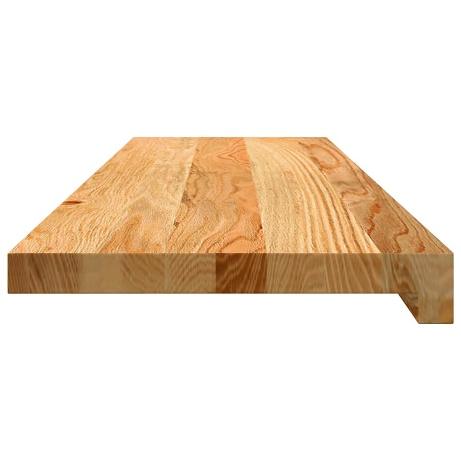 Traptreden Massief Eikenhout Lichtbruin 16 90 x 25 x 2 cm