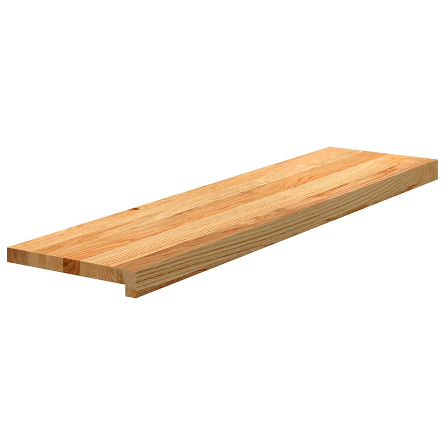 Traptreden Massief Eikenhout Lichtbruin 16 100 x 25 x 2 cm