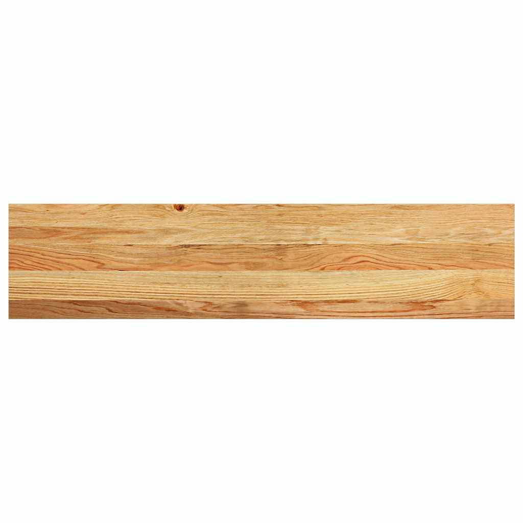 Traptreden 16 st 110x25x2 cm massief eikenhout lichtbruin