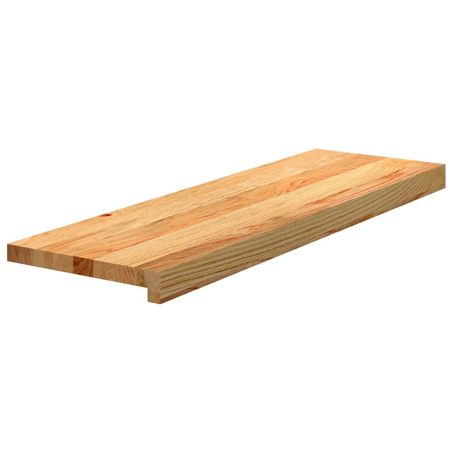 Traptreden Massief Eikenhout Lichtbruin 16 80 x 30 x 2 cm