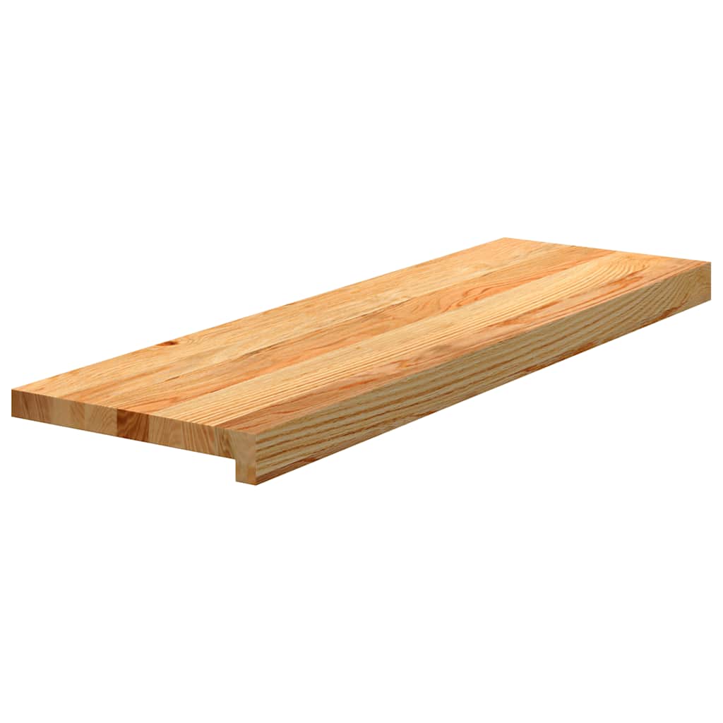 Traptreden Massief Eikenhout Lichtbruin 20 80 x 30 x 2 cm