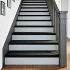 Stair treads 4 pcs 90x30x2 cm solid oak dark brown
