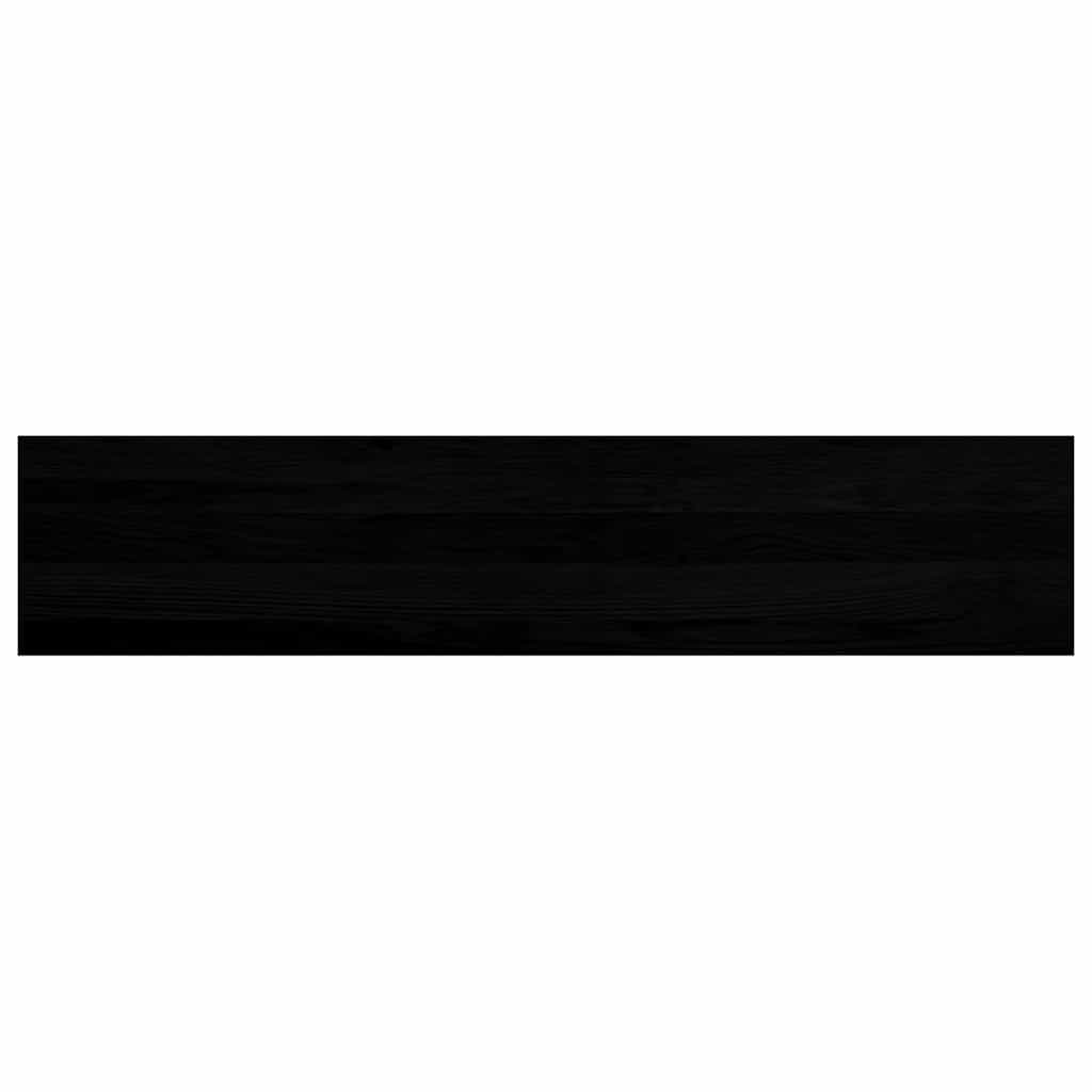 Traptreden 8 st 120x25x2 cm massief eikenhout donkerbruin