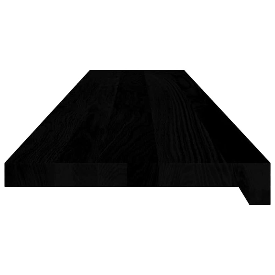 Traptreden 8 st 120x30x2 cm massief eikenhout donkerbruin