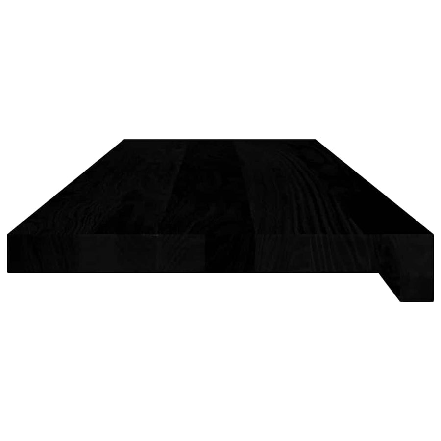Traptreden 12 st 80x25x2 cm massief eikenhout donkerbruin