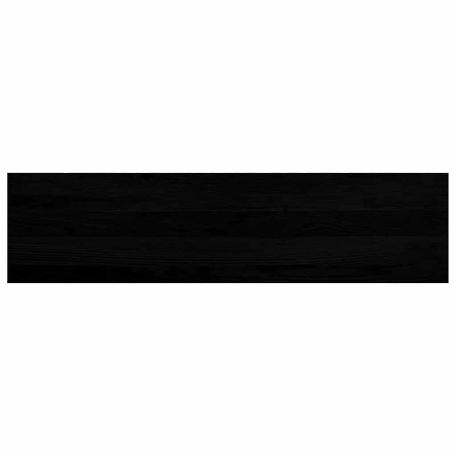 Traptreden 12 st 100x30x2 cm massief eikenhout donkerbruin
