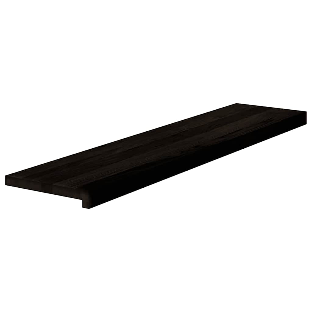 Traptreden Massief Eikenhout Donkerbruin 12 110 x 30 x 2 cm