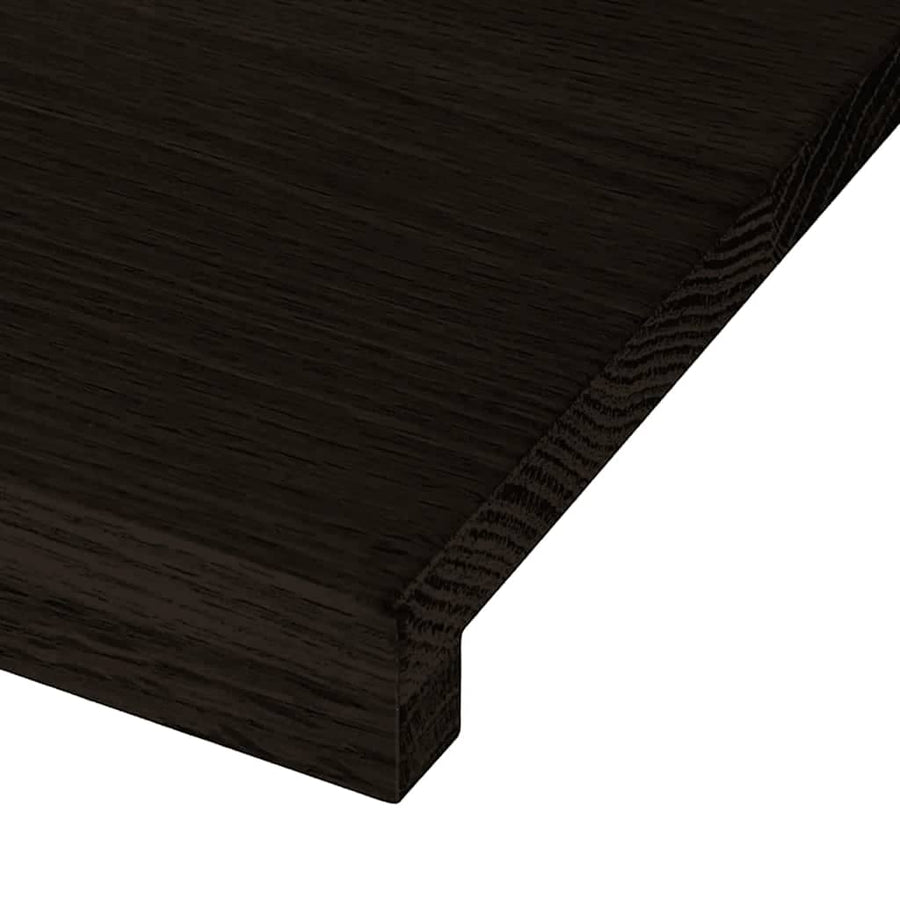 Traptreden Massief Eikenhout Donkerbruin 12 110 x 30 x 2 cm