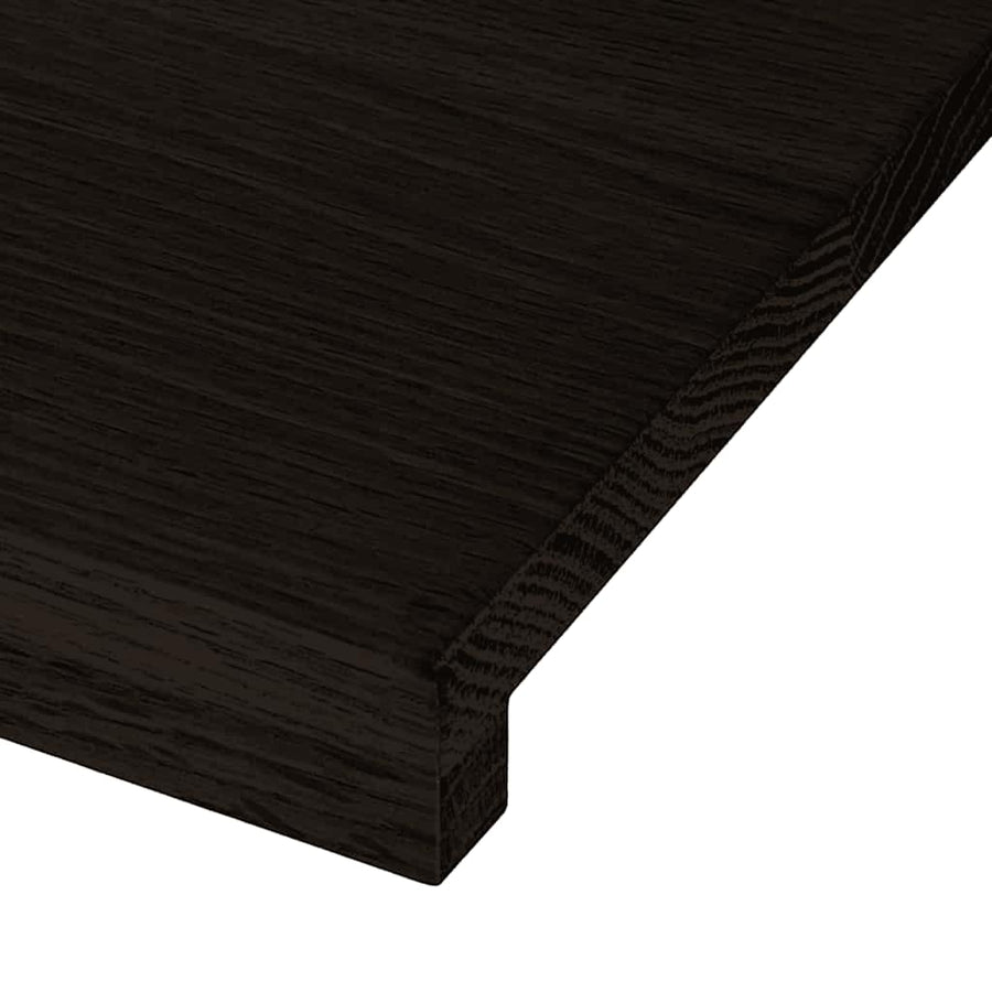 Traptreden Massief Eikenhout Donkerbruin 12 120 x 30 x 2 cm