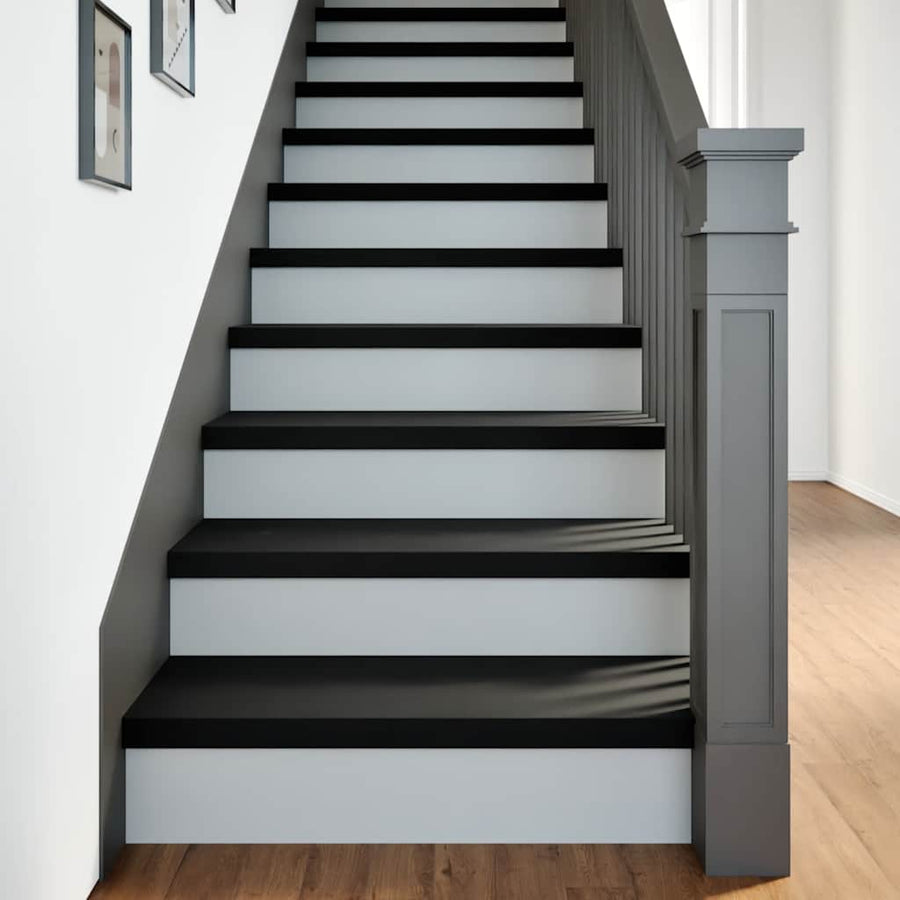 Traptreden 16 st 80x30x2 cm massief eikenhout donkerbruin
