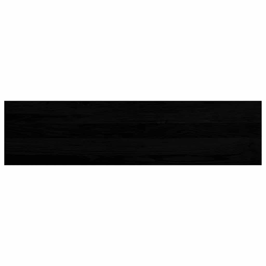 Traptreden 16 st 100x30x2 cm massief eikenhout donkerbruin
