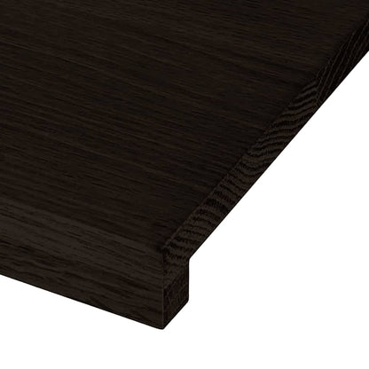 Traptreden Massief Eikenhout Donkerbruin 16 110 x 30 x 2 cm
