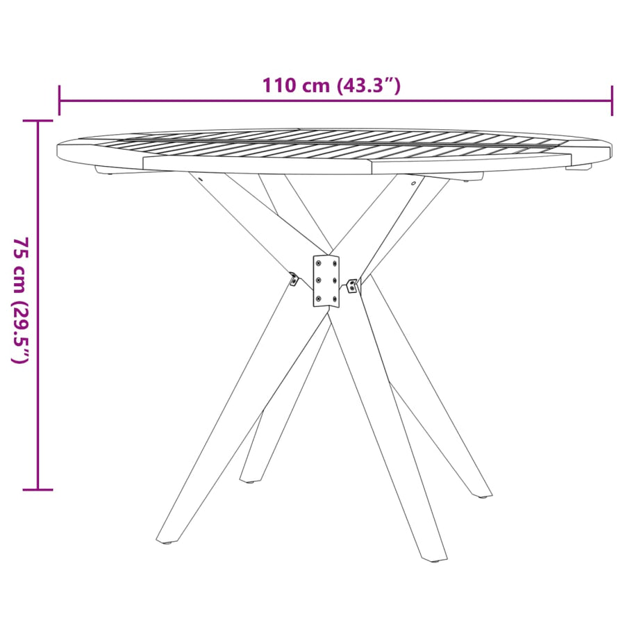 6-Delige Tuinset Massief Acaciahout 5