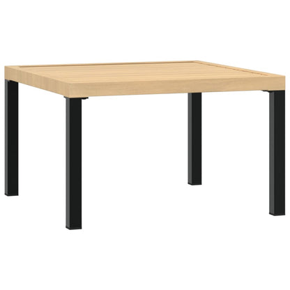 5-delige Loungeset met kussens aluminium zwart
