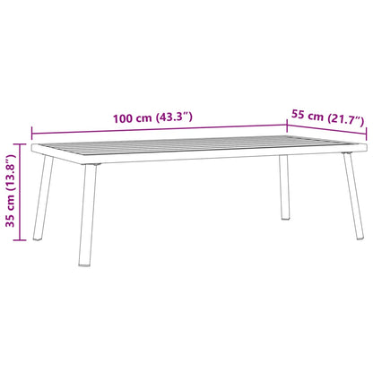 Loungeset met kussens staal en textileen zwart