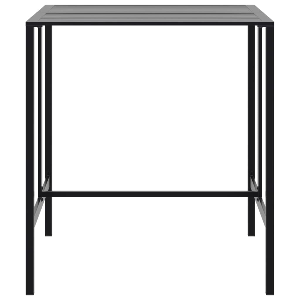 5-Delige Tuinbarset Gepoedercoat Staal Zwart 4 100 x 100 x 110 cm