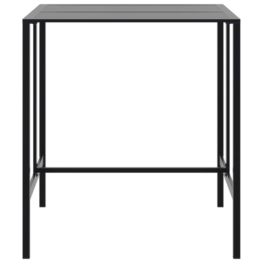5-Delige Tuinbarset Gepoedercoat Staal Zwart 4 100 x 100 x 110 cm