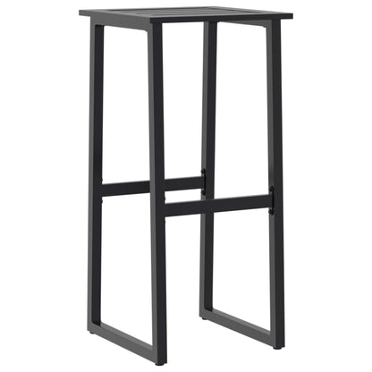 7-Delige Tuinbarset Gepoedercoat Staal Zwart 6 100 x 100 x 110 cm