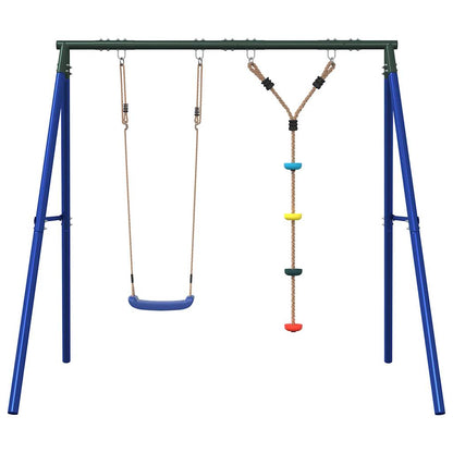 Schommelset Met Schommel En Klimtouw Met Schijven 1