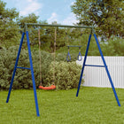 Schommelset met schommel en trapeze blauw groen oranje