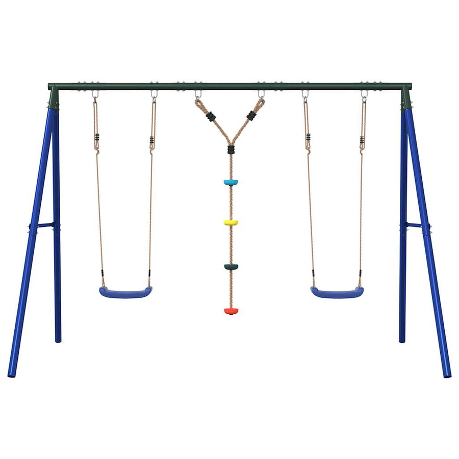Schommelset Met Schommels En Klimtouw Met Schijven 1