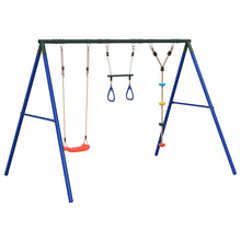 Schommelset Met Schommel, Trapeze En Klimtouw Met Schijven 1