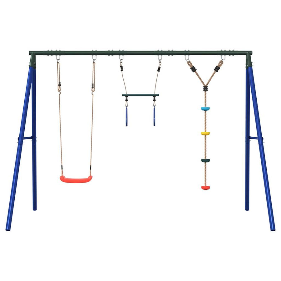 Schommelset Met Schommel, Trapeze En Klimtouw Met Schijven 1