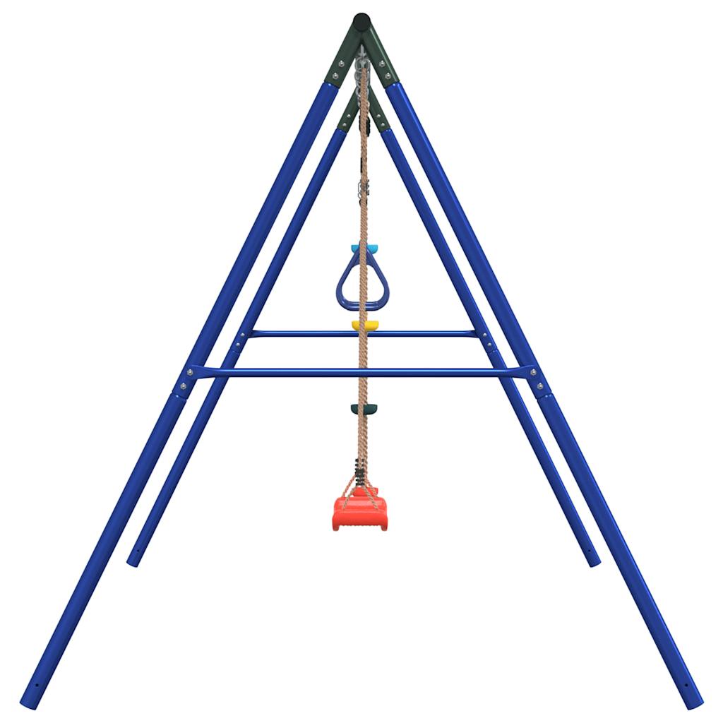 Schommelset Met Schommel, Trapeze En Klimtouw Met Schijven 1