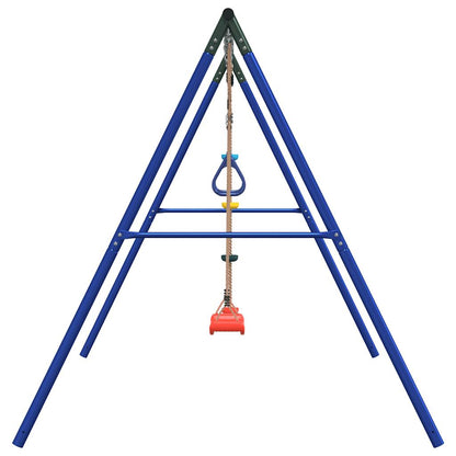 Schommelset Met Schommel, Trapeze En Klimtouw Met Schijven 1
