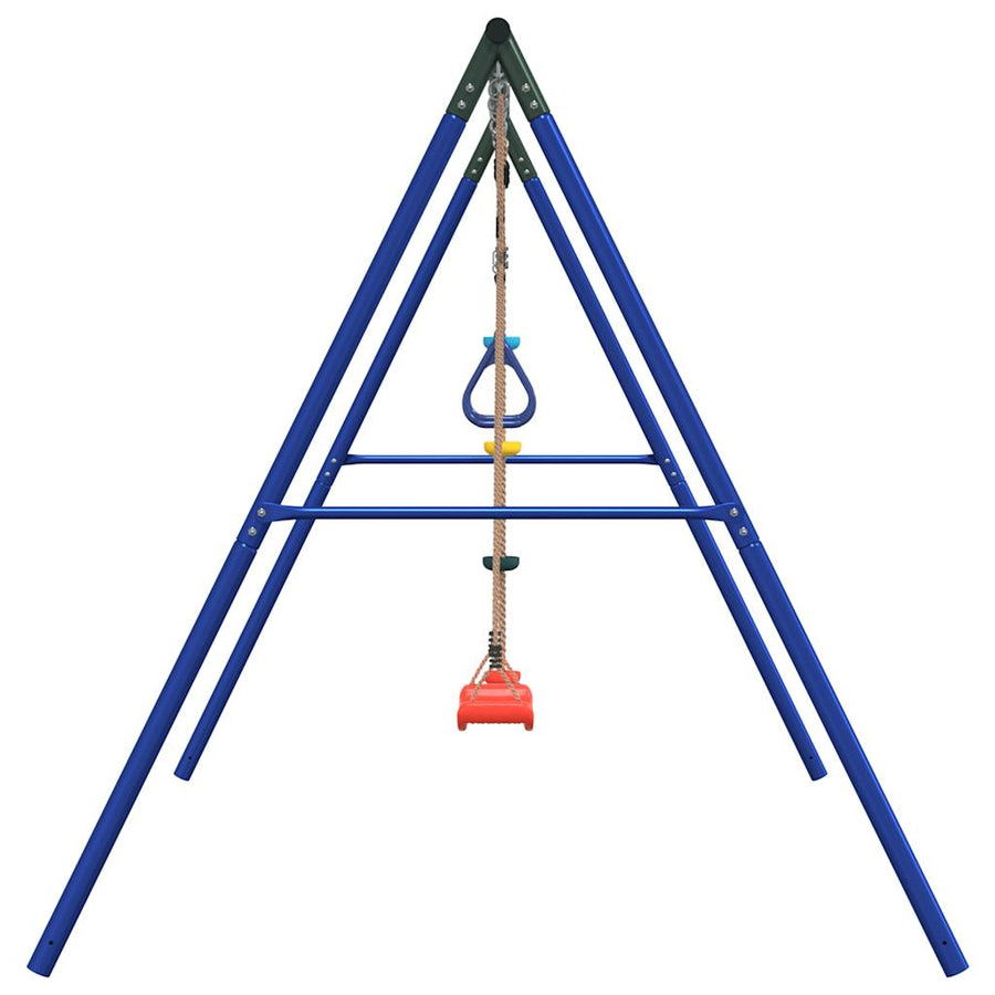 Schommelset Met Schommel, Trapeze En Klimtouw Met Schijven 1
