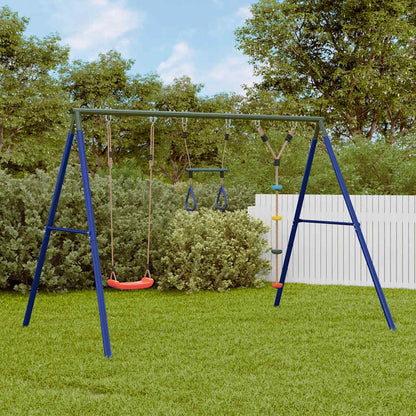 Schommelset Met Schommel, Trapeze En Klimtouw Met Schijven 1