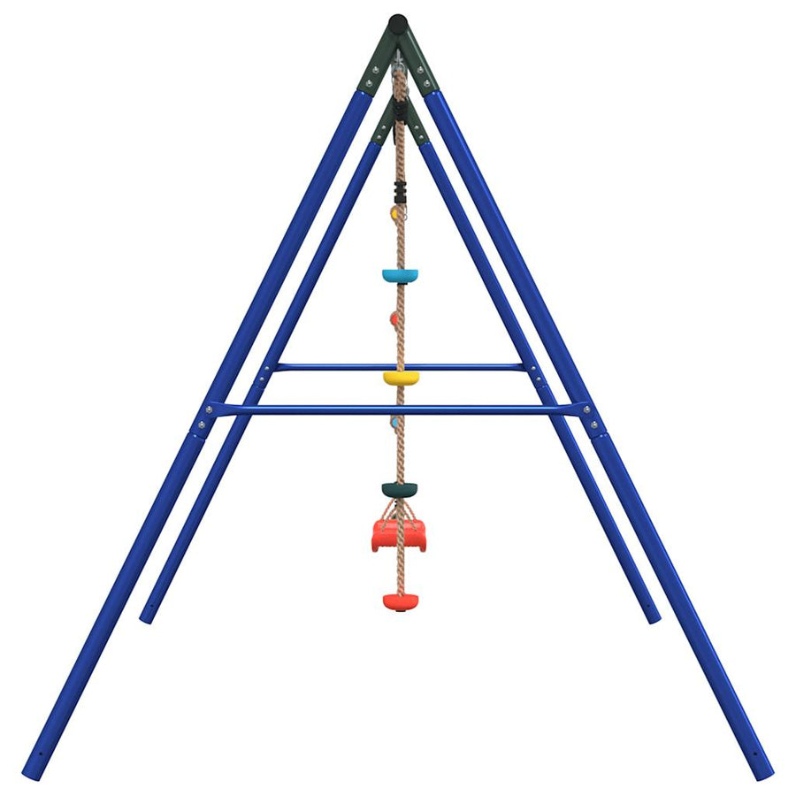 Schommelset Met Schommel, Ladder En Klimtouw Met Schijven 1