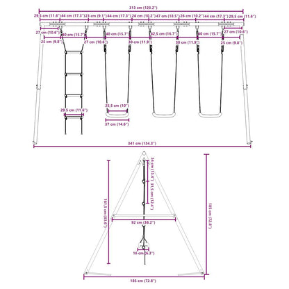 Schommelset Met Schommels En Ladder 1