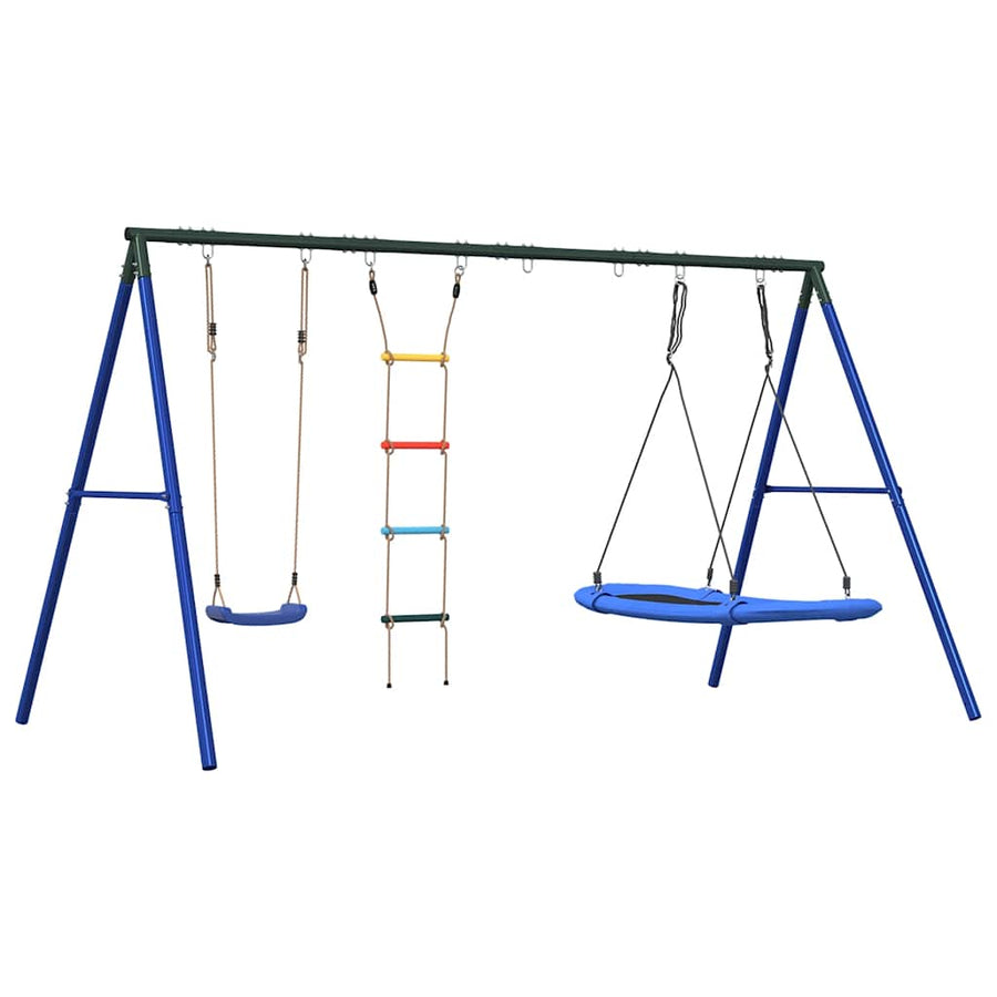 Schommelset Met Schommel, Ladder En Nestschommel 1