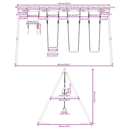 Schommelset Met Schommels En Trapeze 1