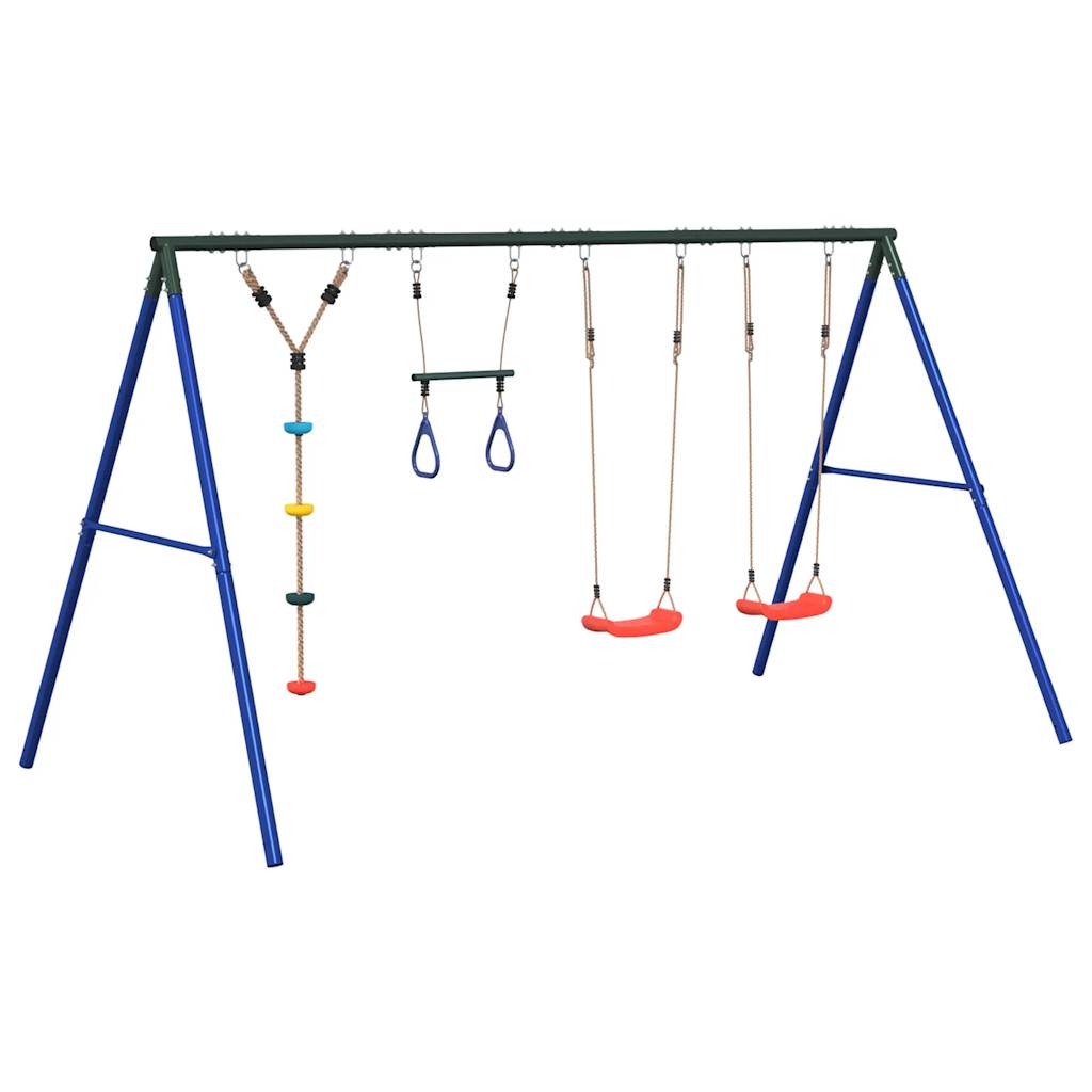 Schommelset Met Schommels, Trapeze En Klimschommel Met Schijven 1
