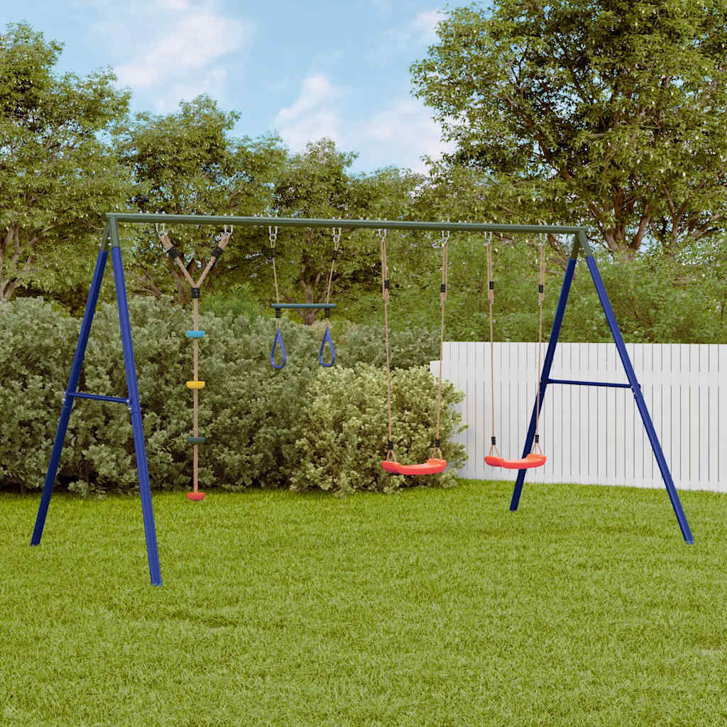 Schommelset Met Schommels, Trapeze En Klimschommel Met Schijven 1