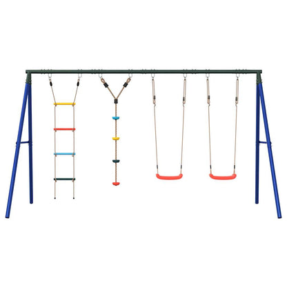 Schommelset Met Schommels, Ladder En Klimtouw Met Schijven 1