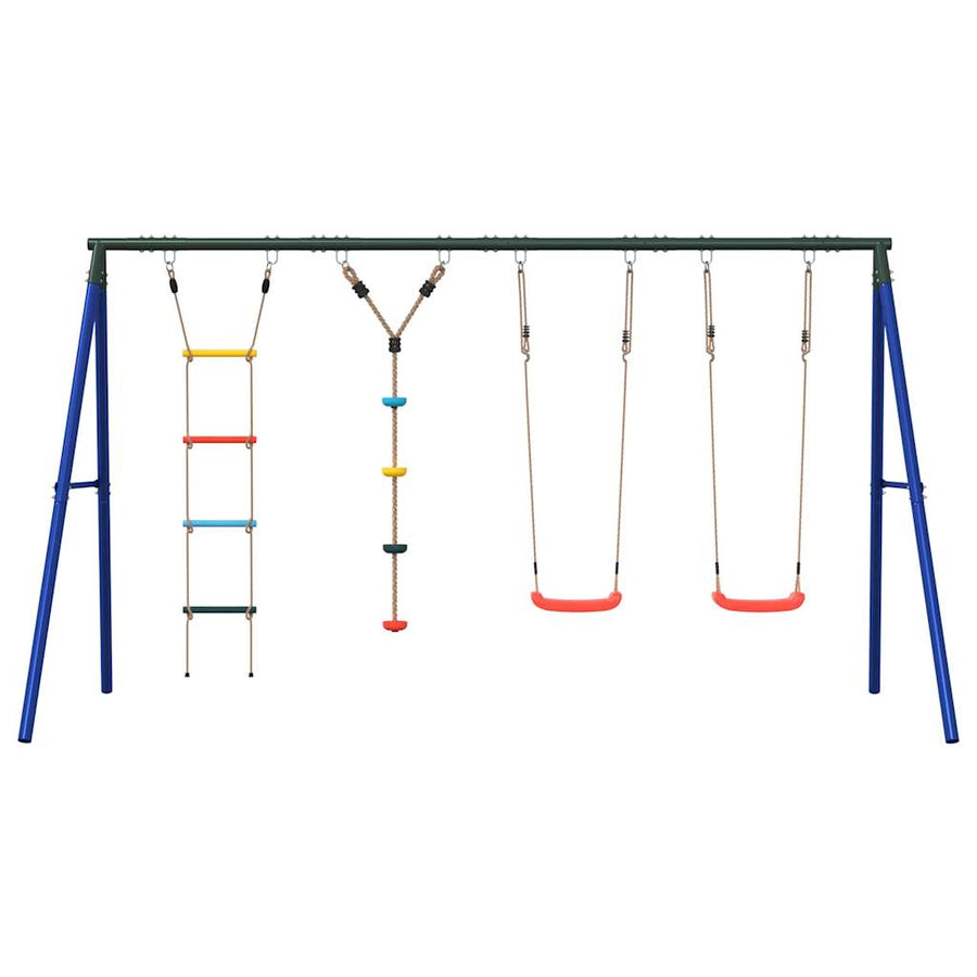 Schommelset Met Schommels, Ladder En Klimtouw Met Schijven 1
