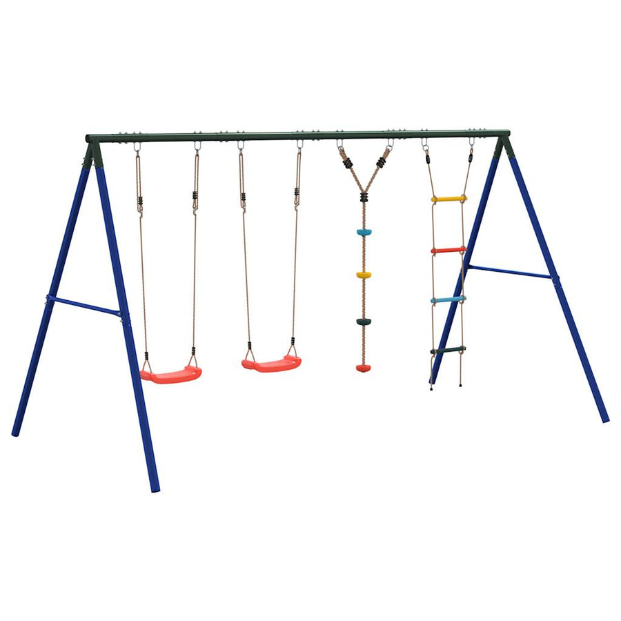 Schommelset Met Schommels, Ladder En Klimtouw Met Schijven 1