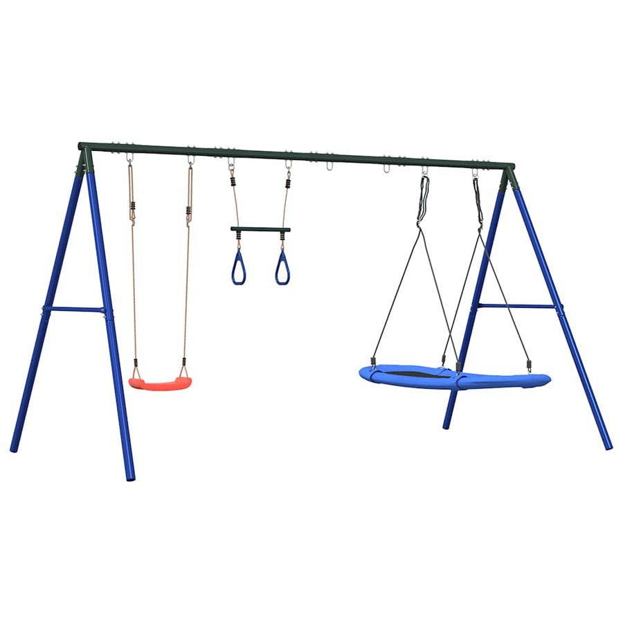 Schommelset Met Schommel, Trapeze En Nestschommel 1
