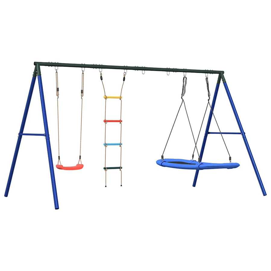 Schommelset Met Schommel, Ladder En Nestschommel 1