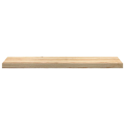 Traptreden 2 st 100x25x2 cm onbehandeld massief eikenhout